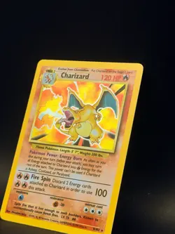 Pokemon Charizard Holo 4/102 Base Set Unlimited - Near Mint - Gradable - Image 4