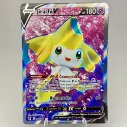 Jirachi V Full Art 170/189 SWSH10: Astral Radiance Holo Rare Pokemon TCG NM - Image 1