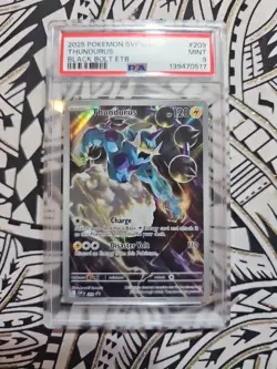 PSA 9 MINT 2025 Pokemon 2025 Black Bolt ETB Thundurus SVP209 Promo (517) - Image 1