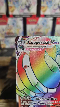Pokemon Rebel Clash Copperajah VMAX NM-Mint 199/192 Secret Rare - Image 2