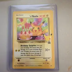 Birthday Pikachu Holo 24 Celebrations Classic Collection Pokemon 2021 NM - Image 1