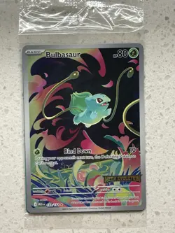 Bulbasaur - (Mega Evolution Stamped) 133/132 SIR Holo Pokemon TCG - Image 1