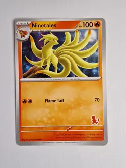 Pokemon Ninetales Charmander Stamped My First Battle NM/MT - Image 1