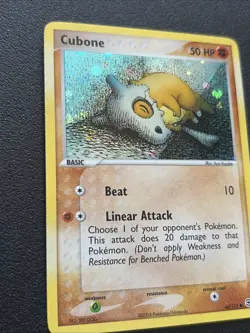 Cubone 60/112 Pokemon TCG Firered & Leafgreen Reverse Holo EXCELLENT CONDITION - Image 3