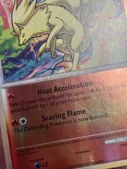 Ninetales 20/95 Reverse Holo Rare & HGSS Unleashed Pokemon TCG - Image 3