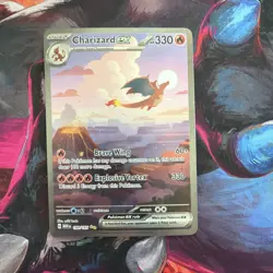 Pokemon TCG Charizard EX 199/165 Special Illustration Rare SV 151 NM - Image 1