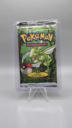 Pokemon Jungle Booster, Scyther Artwork, 1999 WOTC, New, Sealed - Image 1