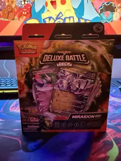 Pokemon TCG Deluxe Battle Deck Miraidon and Iron Valiant Ex Sealed Box New - Image 1