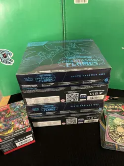 Pokemon TCG: Phantasmal Flames ETB x2 - Booster Bundle - Booster Blister - New - Image 4