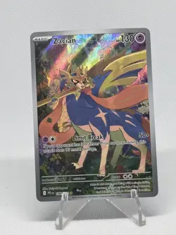 2025 Pokemon Phantasmal Flames Zacian Illustration Rare 100/094 - Image 1