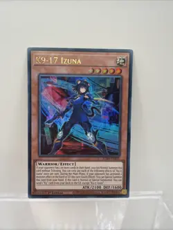 Yu-Gi-Oh K9-17 Izuna JUSH-EN031 Ultra Rare 1st Edition Near Mint Condition - Image 1