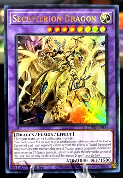 Secreterion Dragon DUAD-EN037 - Ultra Rare 1st Edition NM (Yu-Gi-Oh TCG) - Image 1