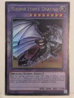 Mirror Force Dragon LCKC-EN062 Unlimited Ultra Rare NM! +Bonus FREE SHIPPING! - Image 1