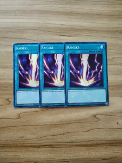 Yu-Gi-Oh! - Raigeki 3X - Full Playset - Super Rare / Holo - Image 1