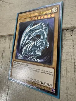 Blue-Eyes White Dragon - Ultimate Rare OP28-EN001 - Near Mint - Image 3