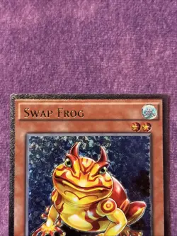 1x Yu-Gi-Oh! TCG Swap Frog OTS OP03-EN001 Unlimited Ultimate Rare EURO LP - Image 2