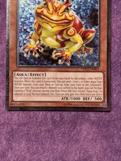 1x Yu-Gi-Oh! TCG Swap Frog OTS OP03-EN001 Unlimited Ultimate Rare EURO LP - Image 3