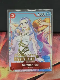 Nefeltari Vivi OP-03 Pre-Release WINNER ST01-009 One Piece TCG - Image 1