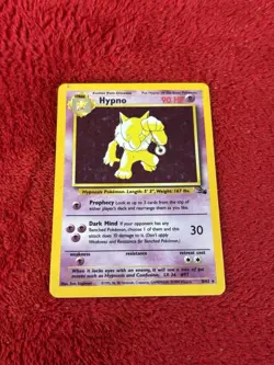 Hypno 8/62 Fossil Holo Wotc Pokemon Card Played 1999 - Image 1