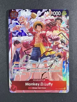 Monkey D. Luffy ST10-006 - One Piece Day Dallas 2025 Promo Card Gear 5 - Image 1