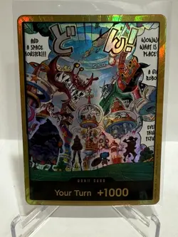 OP14 DON!! Card (Egghead) (Gold) The Azure Sea's Seven Foil - Image 1