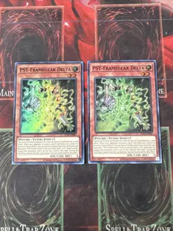 Yu-Gi-Oh! PSY-Framegear Delta Super Rare OP25-EN005 2 CARD SET - Image 1