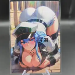 Esdeath Akame Ga Kill Anime Waifu Card Doujin ACG Goddess Holo - Image 1