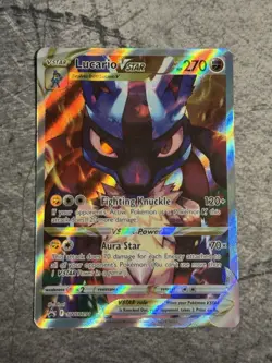 Pokemon TCG - Lucario VSTAR SWSH291 - Crown Zenith Elite Trainer Box Promo Card - Image 1
