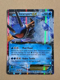 Pokemon Swampert EX XY55 Promo Black Star Holo Card 2015 - Image 1