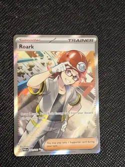 Roark # 242 Full Art Trainer SV Paradox Rift Ultra Rare Pokemon Card NM - Image 1