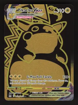 Pikachu VMAX TG29/TG30 Pokemon Lost Origin Holo Full Art Card - Image 1