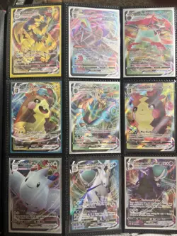 Pokemon 9 VMAX Card Lot SWSH NM/MINT Chilling Reign Shining Fates & More - Image 1