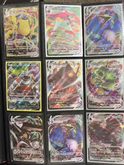 Pokemon 9 VMAX Card Lot SWSH NM/MINT Fusion Strike Chilling Reign & More - Image 1