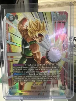 Bardock FB08-112 Alternate Art Saiyan's Pride Dragon Ball English Card Fusion Wo - Image 1