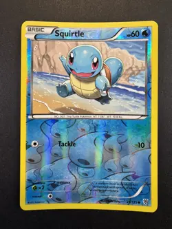 Squirtle 24/135 Plasma Storm Reverse Holo Common Pokemon Card LP+ / NM - Image 1