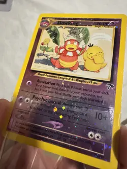Pokemon Slowking 14/18 Southern Islands Reverse Holo Card LP+ WITH SWIRL - Image 4