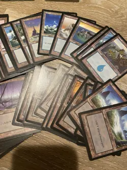 150 MtG Old Border Basic Land Cards Lot - 30 of each Magic Premodern EDH Cube - Image 3