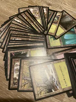 150 MtG Old Border Basic Land Cards Lot - 30 of each Magic Premodern EDH Cube - Image 4
