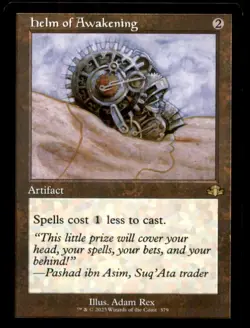 Helm of Awakening LP Light Play Dominaria Remastered MTG [11733] - Image 1