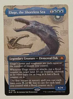 Eluge, the Shoreless Sea Borderless - Mythic - Bloomburrow MTG - Image 1