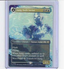 Magic MTG Avatar The Last Airbender Aang, Swift Savior Borderless Foil R0298 - Image 1