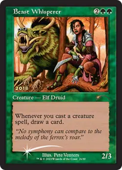 MTG Foil - Beast Whisperer - P / NM / English - Image 1