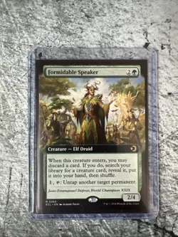 Formidable Speaker (Extended Art) Lorwyn Eclipsed Regular - Image 1