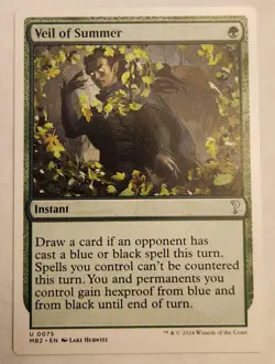 Veil of Summer (White Border) Mystery Booster 2 Regular - Image 1