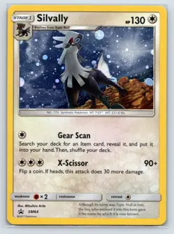 Silvally SM64 Sun & Moon Holo Black Star Promo Pokemon TCG LP Cosmos - Image 1