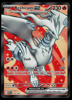 Pokemon Card - Reshiram ex White Flare 158/086 Ultra Rare - Image 1