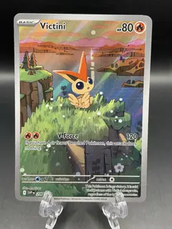 Victini #208 Illustration Promo NM | Pokemon Black Bolt & White Flare - Image 1