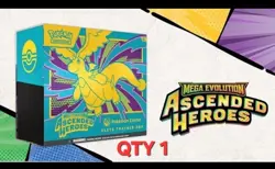PRESALE QTY 1 Ascended Heroes Pokemon Center PC ETB - FACTORY SEALED - Image 1