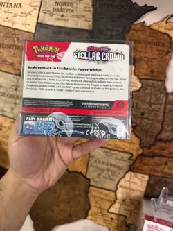Pokemon Scarlet & Violet Stellar Crown Factory Sealed Booster Box w/Acrylic Case - Image 2