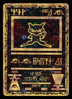 Ancient Mew Holo WOTC Black Star Promo Pokemon Card played - Image 1